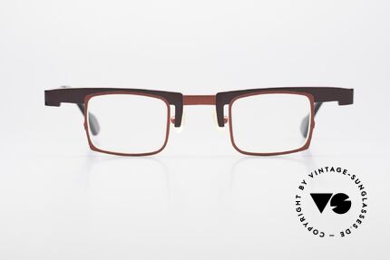 Theo Belgium Bo Square Designer Specs Titanium, original name: Theo Bo, frame Belgium, color 311, Made for Men and Women