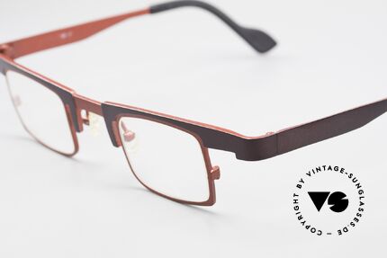Theo Belgium Bo Square Designer Specs Titanium, tangible high-end quality (PURE TITANIUM frame), Made for Men and Women