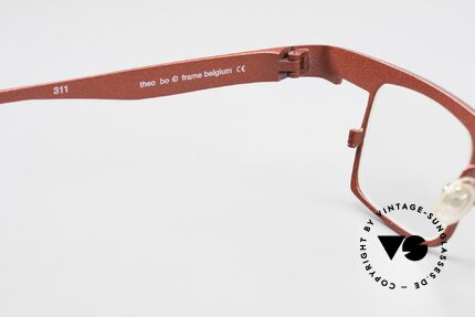 Theo Belgium Bo Square Designer Specs Titanium, DEMO lenses should be replaced with prescriptions, Made for Men and Women
