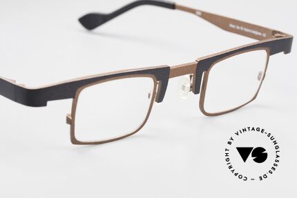 Theo Belgium Bo Square Designer Frame Titanium, unworn; like all our crazy eyewear by Theo Belgium, Made for Men and Women