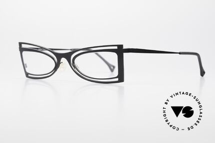 Theo Belgium Eye-Witness KC Ladies Glasses Pure Titanium, spectacular eye-catcher in top quality (pure titanium), Made for Women