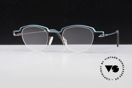 Theo Belgium Puree Nylor Panto Frame Semi Rimless Details