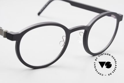 Lindberg 1014 Acetanium Round Designer Specs Panto, simply timeless, stylish & innovative: grade 'vintage', Made for Men and Women