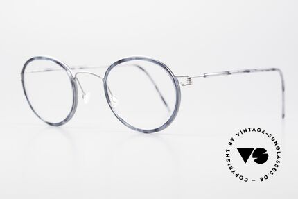 Lindberg Lex Air Titan Rim Panto Glasses Women Men Titan, striking refined Air Titan frame with Acetate inner rim, Made for Men and Women