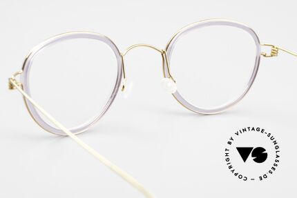 Lindberg Jackie 42 Air Titan Rim Women's Glasses Small Panto, orig. Lindberg DEMO lenses can be replaced optionally, Made for Women
