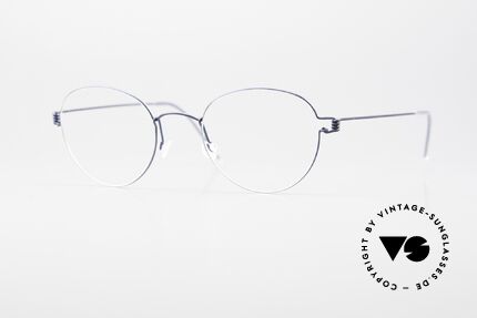 Lindberg Bo Air Titan Rim Small Panto Glasses Titanium, small Panto glasses by LINDBERG Air Titanium Rim, Made for Men and Women