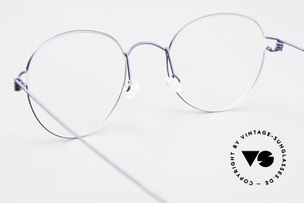 Lindberg Bo Air Titan Rim Small Panto Glasses Titanium, simple & strong frame: free from screws, rivets & welds, Made for Men and Women
