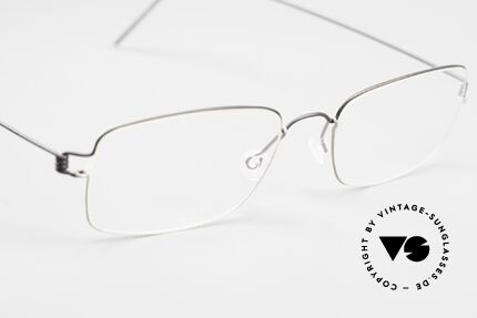 Lindberg Alvis Air Titan Rim Rectangular Titanium Frame, unworn, NOS, with original magnetic case by Lindberg, Made for Men Lindberg Alvis Air Titan Rim Rectangular Titanium Frame, unworn, NOS, with original magnetic case by Lindberg, Made for Men