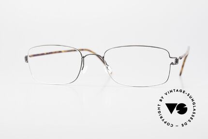 Lindberg Alvis Air Titan Rim Rectangular Men's Eyeglasses Details