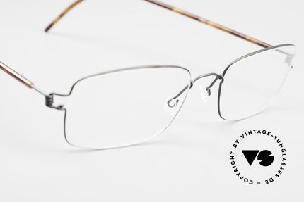 Lindberg Alvis Air Titan Rim Rectangular Men's Eyeglasses, unworn, NOS, with original magnetic case by Lindberg, Made for Men