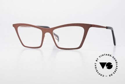 Theo Belgium Mille 26 Women Glasses Big Cateye Style, striking cat's eye ladies specs by Theo Belgium, Made for Women