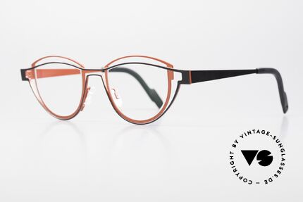 Theo Belgium Shape Women's Designer Glasses Panto, a great designer piece and truly an EYE-CATCHER, Made for Women
