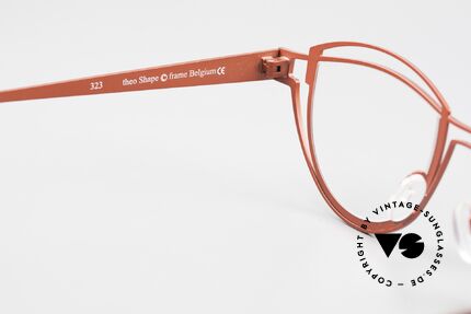 Theo Belgium Shape Women's Designer Glasses Panto, DEMO lenses should be replaced with prescriptions, Made for Women