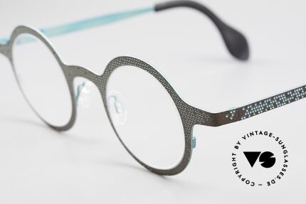 Theo Belgium Mille 64 Round Frame Dotted Pattern, the dotted pattern makes the frame lively, unique, Made for Men and Women