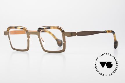 Theo Belgium Throwie Ladies Specs Square Mens Frame, striking designer frame for ladies and gentlemen, Made for Men and Women