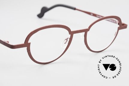 Theo Belgium Move Designer Frame Roundish Metal, unworn (like all our rare vintage eyewear by THEO), Made for Men and Women