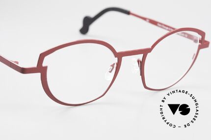 Theo Belgium Change Women's Glasses Large Size Red, unworn (like all our rare vintage eyewear by THEO), Made for Women