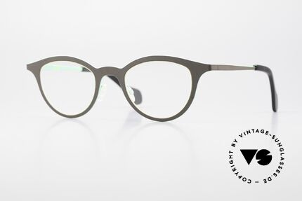 Theo Belgium Mille 21 Women's Eyeglass-Frame Metal Details