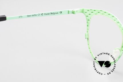 Theo Belgium Mille 21 Women's Eyeglass-Frame Metal, 140mm width = rather a LARGE size for ladies!, Made for Women