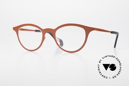 Theo Belgium Mille 21 Designer Eyeglass-Frame Metal Details