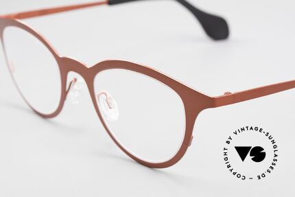 Theo Belgium Mille 21 Designer Eyeglass-Frame Metal, avant-garde eyeglasses for ladies in TOP quality, Made for Women