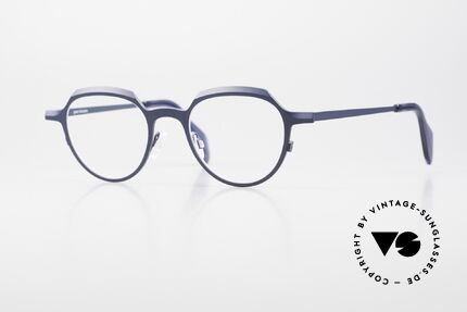 Theo Belgium Obus Panto Designer Glasses Titanium Details