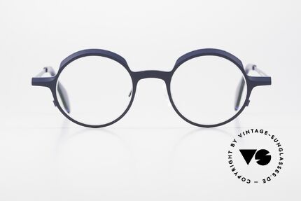Theo Belgium Brilliant Round Glasses Titanium, ladies glasses or men's eyeglasses at the same time, Made for Men and Women