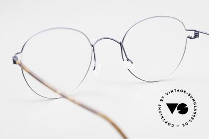 Lindberg Bo Air Titan Rim Panto Eyeglasses Titanium, simple & strong frame: free from screws, rivets & welds, Made for Men and Women
