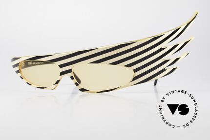 Alain Mikli 054104 PLUME 1980's Haute Couture Shades, terrific Alain Mikli Paris vintage shades from 1980, Made for Men and Women