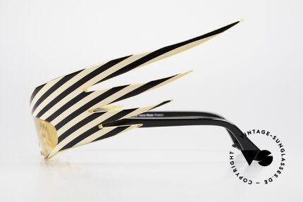Alain Mikli 054104 PLUME 1980's Haute Couture Shades, specifically made for the 'Haute Couture' Shows; Paris, Made for Men and Women