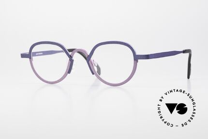 Theo Belgium Magic Mountain Panto Women's Glasses Titanium, Theo Belgium designer glasses; 'Kamasutra' series, Made for Women