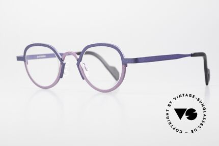 Theo Belgium Magic Mountain Panto Women's Glasses Titanium, top-notch quality and wearing comfort (Titanium), Made for Women