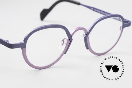 Theo Belgium Magic Mountain Panto Women's Glasses Titanium, unworn (like all our rare vintage eyewear by THEO), Made for Women