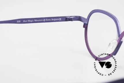 Theo Belgium Magic Mountain Panto Women's Glasses Titanium, DEMO lenses should be replaced with prescriptions, Made for Women
