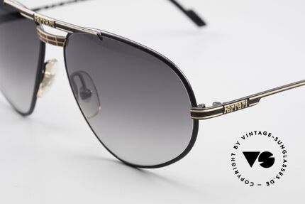 Ferrari F12 Ferrari Formula Old Original, black/gold/red frame with gray-gradient sun lenses, Made for Men