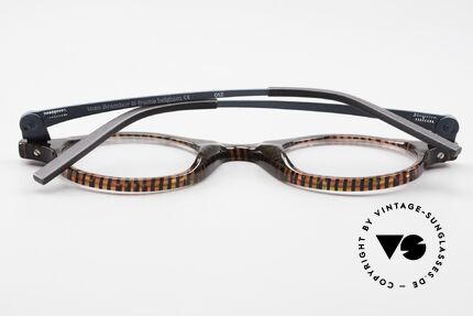 Theo Belgium Brambor Acetate Metal Designer Frame, DEMO lenses should be replaced with prescriptions, Made for Men and Women