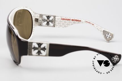 Chrome Hearts Erected Rockstar Aviator Sunglasses, 125mm width = SMALL = rather for narrow faces, Made for Men and Women