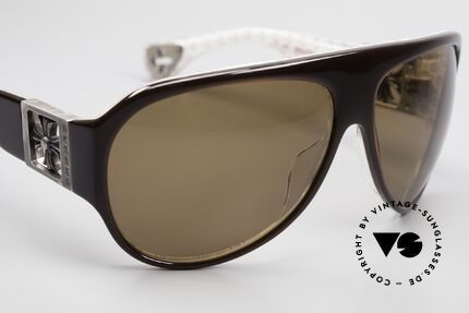 Chrome Hearts Erected Rockstar Aviator Sunglasses, Size: small, Made for Men and Women