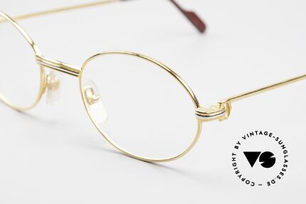 Cartier Saint Honore Rare 53mm Large Size Frame, NO RETRO specs; but a 25 years old ORIGINAL, rarity, Made for Men and Women