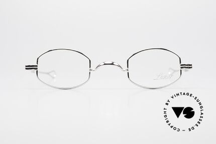 Lunor I 02 Telescopic Telescopic Sliding Temples, Lunor: timeless classics, platinum-plated; from Germany, Made for Men and Women