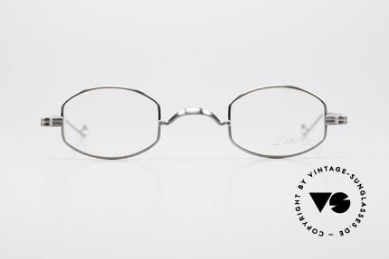 Lunor II 02 Small Frame In Antique Silver, Lunor: timeless classics, made in Germany, unisex, Made for Men and Women