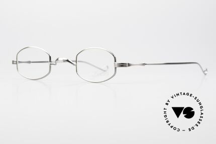 Lunor II 02 Small Frame In Antique Silver, model II 02 = size 37°24 & temple length: 136mm, Made for Men and Women