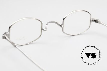 Lunor II 02 Small Frame In Antique Silver, Size: extra small, Made for Men and Women