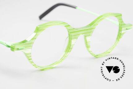 Theo Belgium Patatas Crazy Designer Frame Art Specs, unworn (like all our rare vintage eyewear by THEO), Made for Men and Women