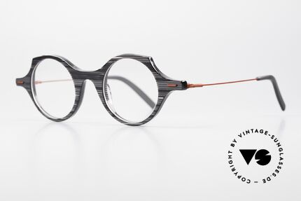 Theo Belgium Patatas Crazy Designer Specs Art Frame, acetate front with flexible stainless steel temples, Made for Men and Women