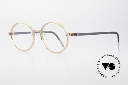Lindberg 1174 Acetanium Round Designer Eyeglass-Frame, model 1174, size 50/19: made of acetate & titanium, Made for Men and Women