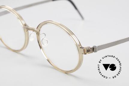 Lindberg 1174 Acetanium Round Designer Eyeglass-Frame, distinctive quality and design (award-winning frame), Made for Men and Women