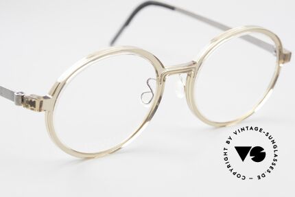 Lindberg 1174 Acetanium Round Designer Eyeglass-Frame, simply timeless, stylish & innovative: grade 'vintage', Made for Men and Women