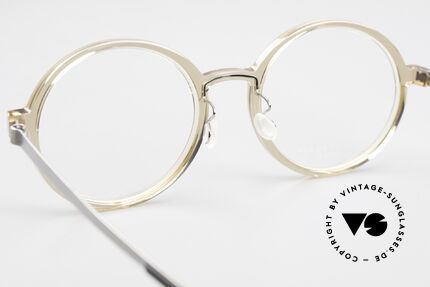 Lindberg 1174 Acetanium Round Designer Eyeglass-Frame, unworn designer piece with an original Lindberg case, Made for Men and Women