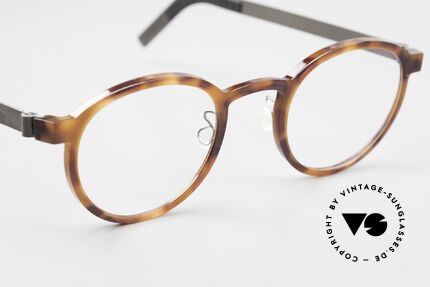 Lindberg 1014 Acetanium Round Designer Specs Panto, simply timeless, stylish & innovative: grade 'vintage', Made for Men and Women